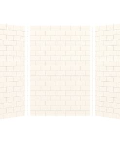 Transolid SWK483672-21 Saramar 48"x36"x72" Shower Wall Kit, White