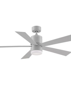 Torch 2 Light 52 in. Outdoor Fan, Matte White