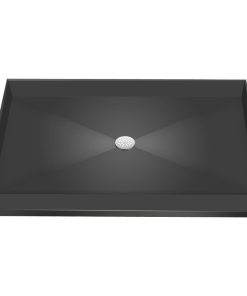 TileRedi 4060CBF-PVC 40x60 No Curb Pan Center Drain