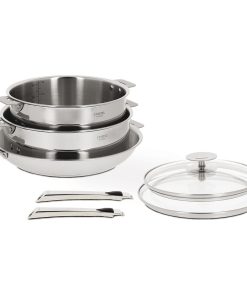 7 Piece Set - Polished Staineless Handles