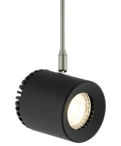 Tech Lighting 700MOBRK8302006 Burk 4"W LED Mini Pendant - Black