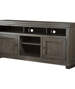 Willow Entertainment 64" Console, Distressed Dark Gray