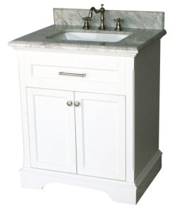 28" Contemporary Style Single Sink Bathroom Vanity Model 919-W
