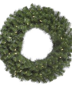 Vickerman A808872Led 72" Douglas Fir Christmas Wreath, Warm White Lights