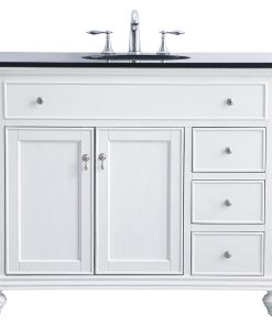 42" Single Bathroom Vanity Set, Antique White