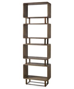 Verra Etagere, Antique Brass