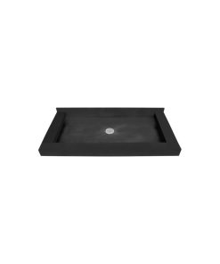 TileRedi 4260CDT-PVC 42x60 Triple Curb Pan Center Drain