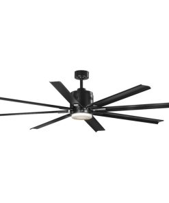 Wide - Ceiling Fan - 1 Light - Handheld Remote - Damp Rated in Urban Industrial