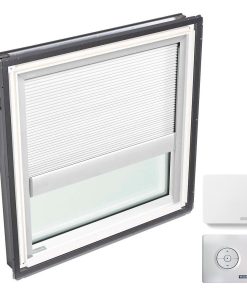 Velux FS M02 2004CS00 30-5/9 Inch x 30-1/2 Inch Laminated Fixed - White