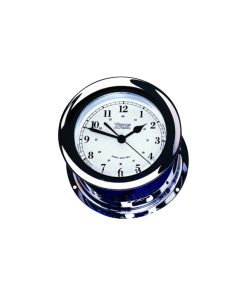 Weems and Plath Chrome Atlantis Quartz Ship's Bell Clock