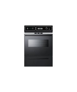24 inch gas walloven with a black glass door TTM7212DK