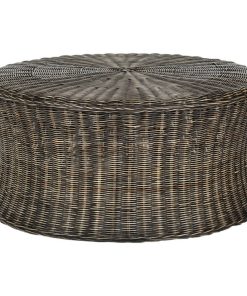 Tad Cocktail Ottoman Dark Brown