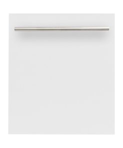 24" White Matte Top Control Dishwasher 120-Volt With Modern Style Handle