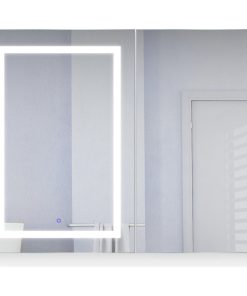 42"x36" LED Medicine Cabinet, Dimmer/Defog, Makeup Mirror, and USB, Left Light