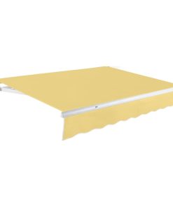 14' Maui-Lx Manual Retractable Awning, Yellow