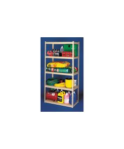 Stur-D-Stor Shelving, Five-Shelf, 36w x 18d x 72h, Sand
