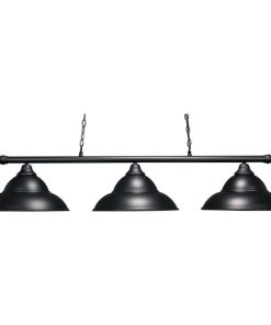 Toltec Lighting 373-MB-429-MB Oxford - Three Light Billiard