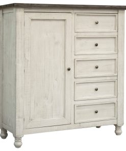 Stonegate Rustic Farmhouse Solid Wood Gentleman Chest