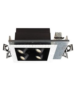 WAC-Lighting Jill LED Precision 2x2 Housing Recessed Light, 4000K Spot, 85CRI