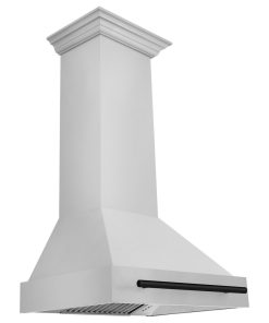 30" Autograph Stainless Steel Range Hood, Matte Black