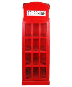 Sunset Trading Cottage English Phone Booth Cabinet CC-CAB064LD-RD