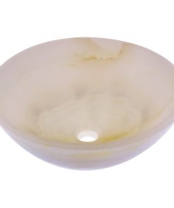 White Onyx Vessel Sink