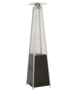 7' Pyramid Propane Patio Heater, Black