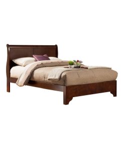 West Haven Eastern King Low Footboard Sleigh Bed, Cappuccino
