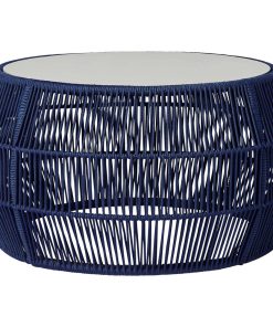 Volta Cocktail Table, Blue Cord