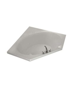Venzi Luna 60 x 60 Corner Soaking Bathtub with Center Drain By Atlantis
