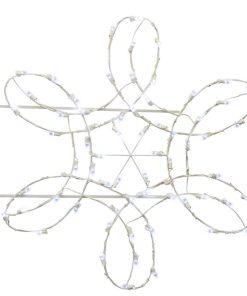 4.5' Double Spiral Snowflake 66 C7 Led