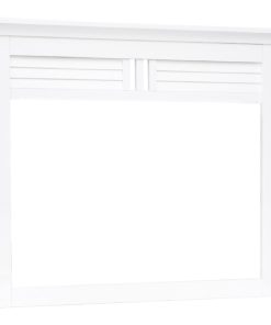 Sunset Trading White Shutter Wood Mirror CF-1134-0150