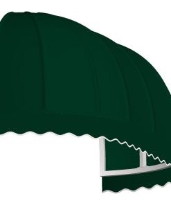 6' Chicago Window/Entry Awning, Forest Green