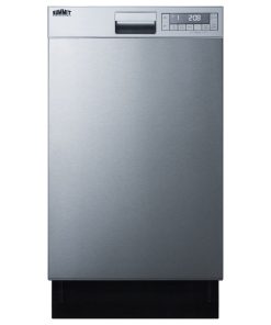 Summit DW184ADA 18"W 8 Place Setting Energy Star Rated Built-In - Stainless