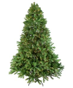 7.5' Pre-Lit Noble Fir Full Artificial Christmas Tree - Clear Lights