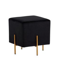 Sunpan Urban Unity Heston Ottoman - Gold - Abbington Black