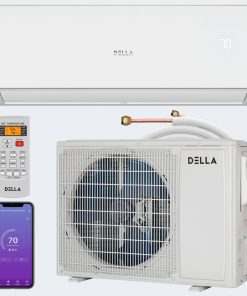 12000 BTU Wifi Enabled Mini Split Air Conditioner and Heater System