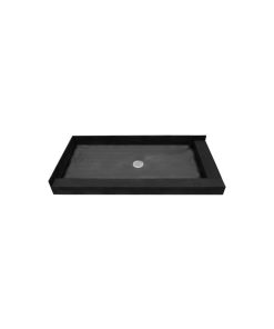 TileRedi 3448CDR-PVC 34x48 Double Curb Pan Center Drain