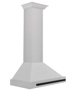 30" Autograph DuraSnow Stainless Steel Range Hood, Matte Black