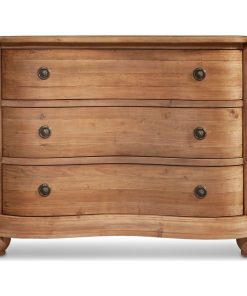 44" Wide Reclaimed Pine Chest of Drawers Natural