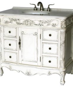 40" Antique Style Single Sink Bathroom Vanity Model 7640-B