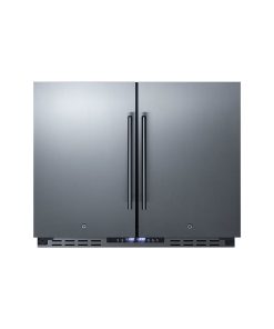 Summit FFRF36ADA 36"W 5.8 Cu. Ft. Capacity Side-By-Side - Stainless Steel /