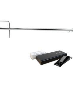 30" Slim Line Frame Light, Chrome With Rechargeable Battery