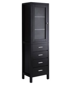 Wellmont 20" Linen Cabinet, Espresso