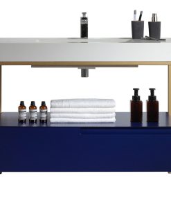 Texel Freestanding Vanity, Navy Blue, 42"