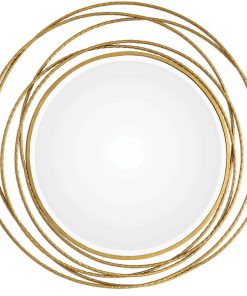 Uttermost Whirlwind Iron And Mdf Mirror 09348
