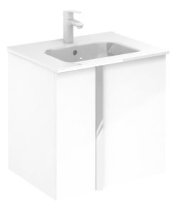 24'' 2-Door With Ceramic Top, White