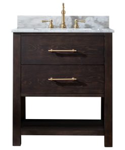 Windwood 30" Bathroom Vanity, Brown Oak
