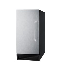 Summit BIM44G 15 Built In Ice Maker - Stainless Steel