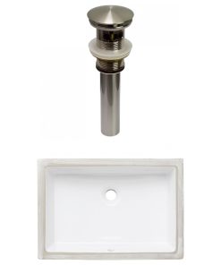 20.75-in. W Bathroom Undermount Sink Set RPBK-31821
